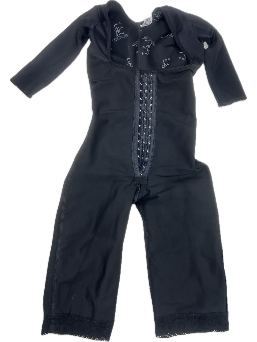 Forma Tu Cuerpo Columbian Black Girdle Full Body Shaper Size M